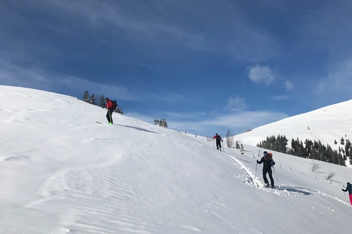 Von den theoretischen Grundlagen wie Schnee- und Lawinenkunde und Notfallmanagement ...