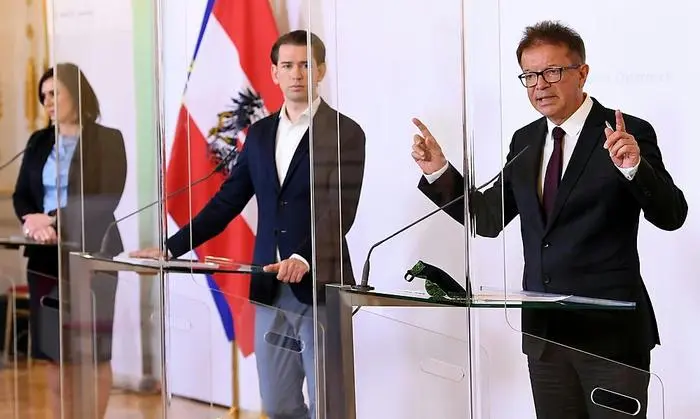 Köstinger, Kurz, Anschober