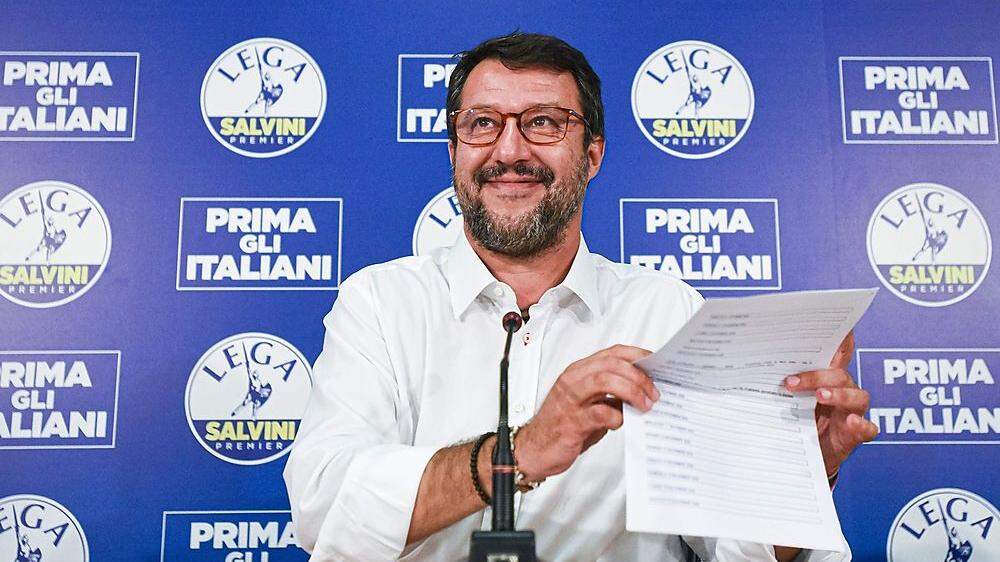 Salvini zufrieden: &quot;Mitte-Rechts-Kräfte sind Mehrheit in Italien&quot;