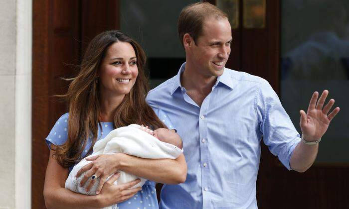 Baby Nummer 1: Am 22. Juli 2013 kam Prinz George Alexander Louis zur Welt.