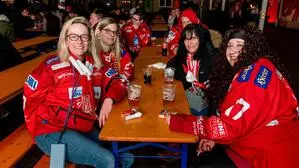 Tolle Stimmung beim Public Viewing am Benediktinermarkt.