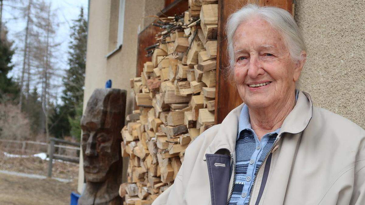 Aloisia Buchegger liebt das Leben generell und ihr Leben auf der Pack im Speziellen