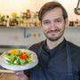 Einfach genial: Saziani-Küchenchef Christoph Mandl und sein durch und durch grüner Genuss