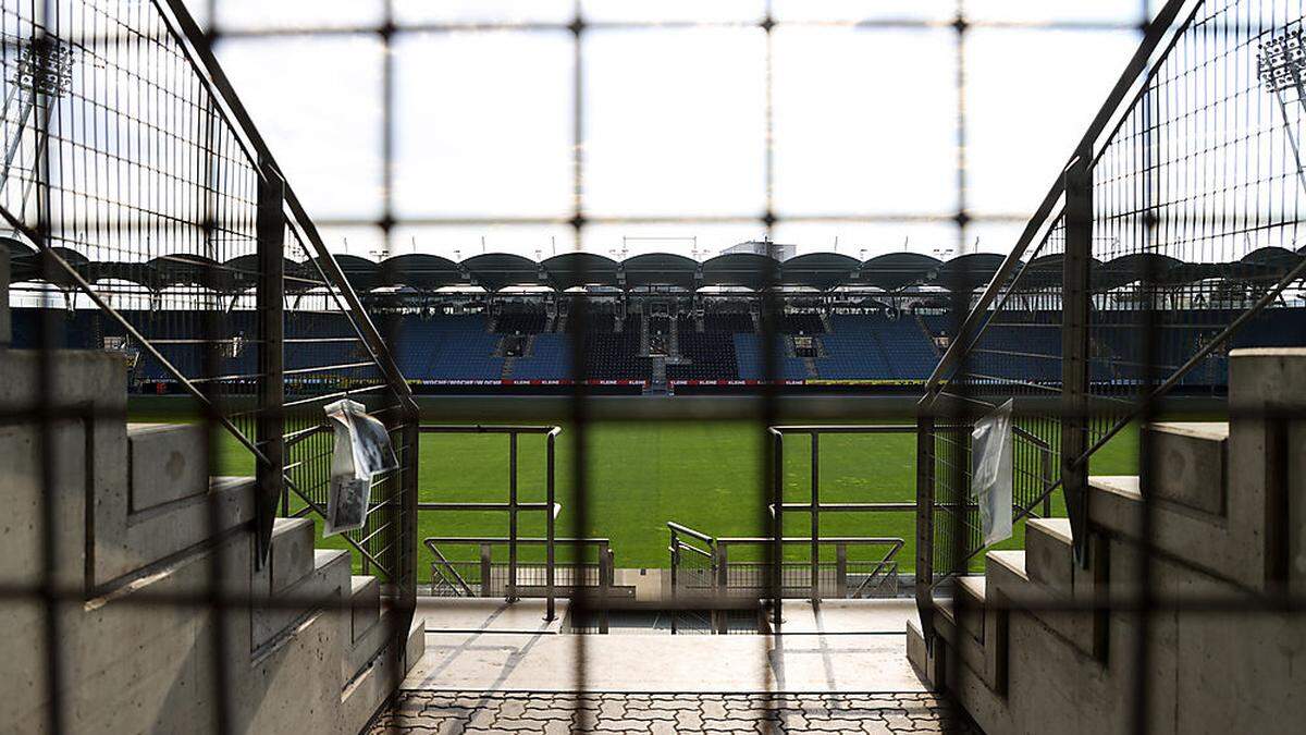 Noch sind die Stadien in der Bundesliga gesperrt