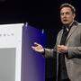 Tesla-Chef Elon Musk bei der Präsentation des Powerpack