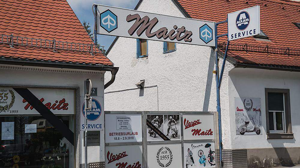Seit 1955 gibt es das &quot;Vespa Maitz&quot;, Ende Februar sperrt der Traditionsbetrieb in der Moserhofgasse endgültig zu