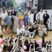 Der Cast beim Fantreffen anlässlich des 30. Jubiläums der TV- Serie „Unter uns“