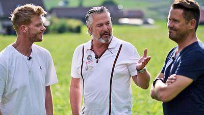 Die Starköche vor Ort:  Nils Egtermeyer, Frank Oehler, Mike Süsser (von links)