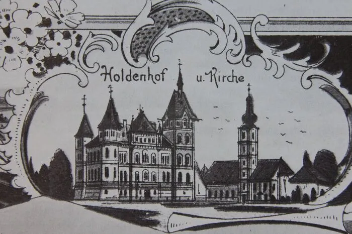 ... sowie die Villa Hold.