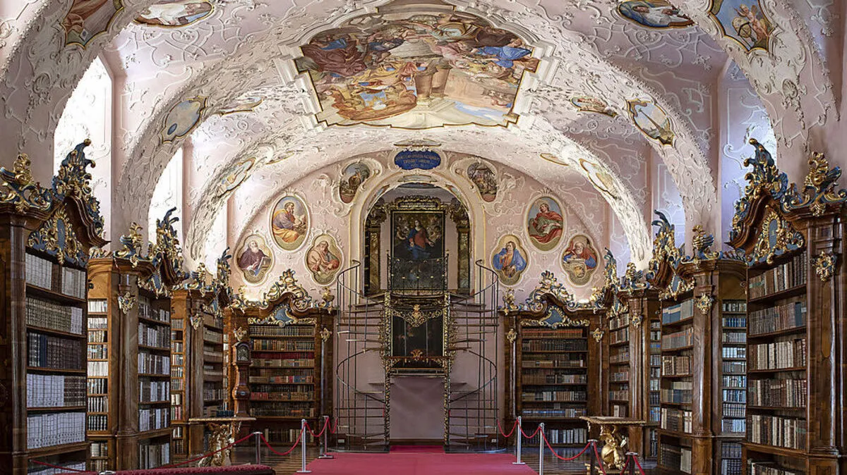 Die Stiftsbibliothek wurde aufwendig restauriert