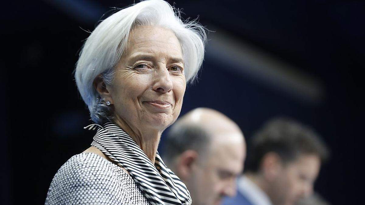 IWF-Chefin Christine Lagarde: "Wir müssen verhindern, dass die neue Mittelmäßigkeit zur Realität wird"