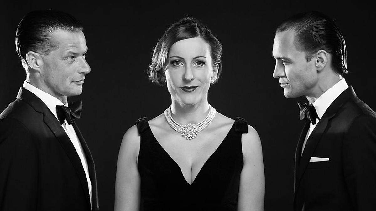 Das Trio &quot;LaRossa's&quot; tritt im Schloss Bruck auf