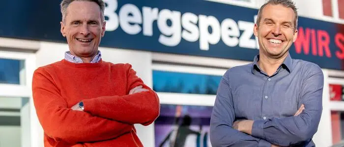 Die Bergspezl-Geschäftsführer: Alfred Eichblatt, Stefan Scherholz
