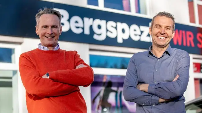 Die Bergspezl-Geschäftsführer: Alfred Eichblatt, Stefan Scherholz