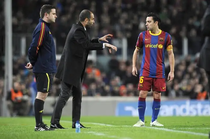 Unter Trainer Pep Guradiola blühte der FC Barcelona auf und dominierte mit Xavi als tragende Rolle im Mittelfeld über Jahre nicht nur den spanischen Fußball.