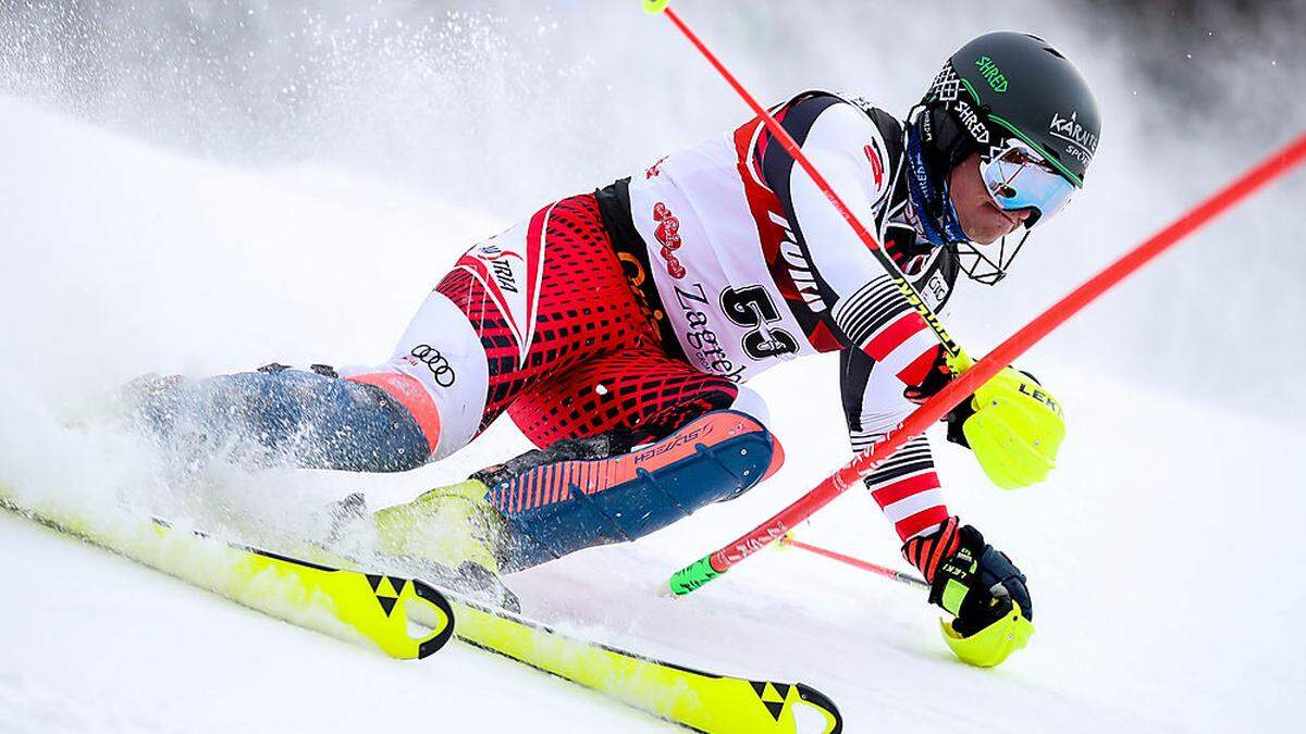 Richard Leitgeb trägt am Sonntag, 13. Jänner, beim Slalom in Adelboden wieder den ÖSV-Teamdress