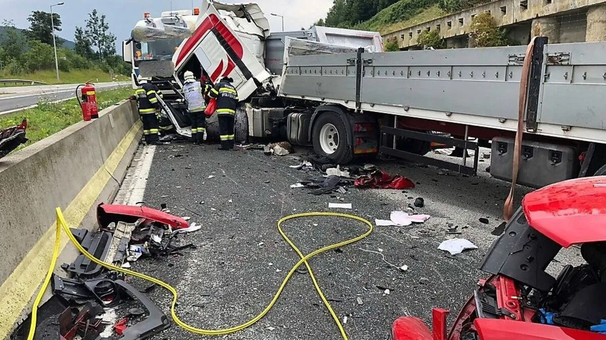 Der Unfall geschah zu Mittag