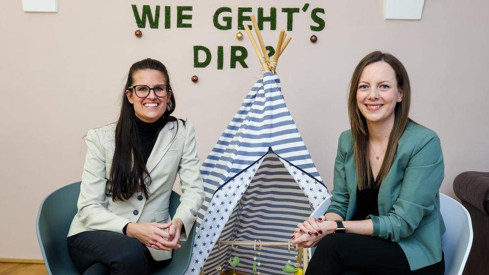 Instahelp-Doppel mit viel Platz für Familie im Betrieb: Bernadette Frech und Silvia Geier 