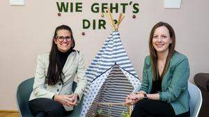 Instahelp-Doppel mit viel Platz für Familie im Betrieb: Bernadette Frech und Silvia Geier 