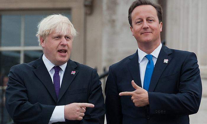 Boris Johnson will David Camerons Job haben