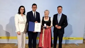 Bei der feierlichen Veranstaltung 