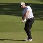Sepp Straka, of Austria, chips to the green on the 16th hole during the third round of the U.S. Open golf tournament Saturday, June 15, 2024, in Pinehurst, N.C. (AP Photo/George Walker IV)