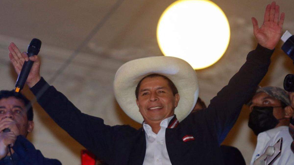 Die Hängepartie in Peru hat ein Ende: Pedro Castillo wurde zum Präsidenten erklärt 