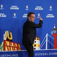 ÖFB-Teamchef Ralf Rangnick bei der Auslosung
