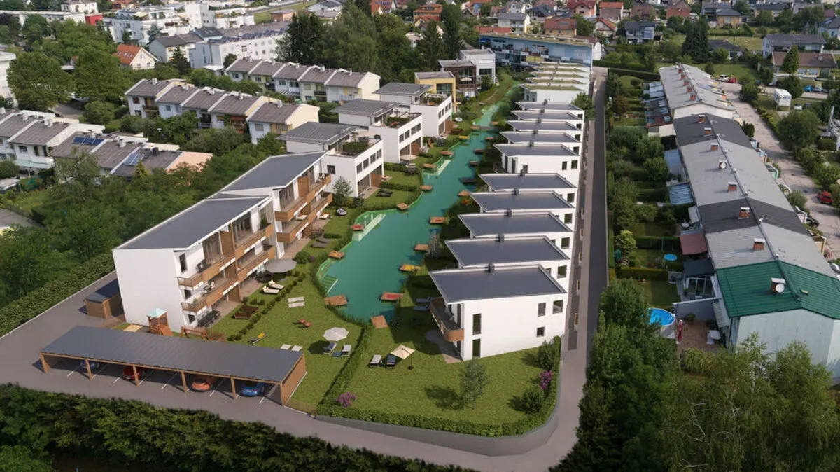 So soll der Seepark im Osten Klagenfurts ab 2021 aussehen 