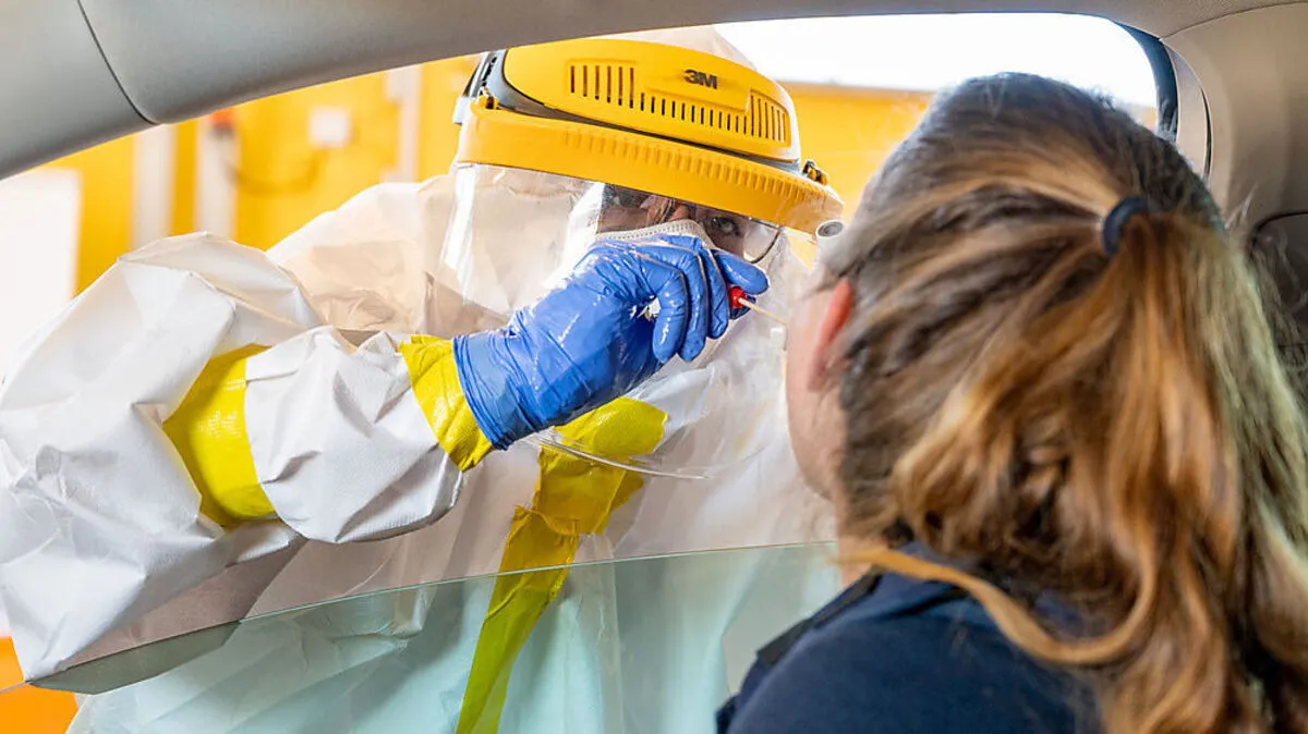 CORONA-DRIVE-IN-TESTZENTRUM ANSFELDEN