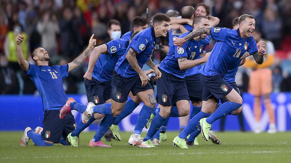 Italiens Fußballer stehen im EM-Finale