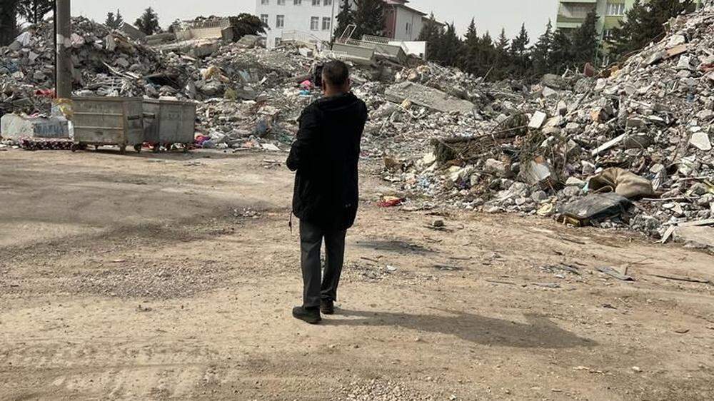 Viele Städte, in die Cemil Akbulut fuhr, liegen in Trümmern 