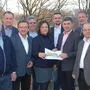 Die Abgeordneten Cornelia Schweiner, Franz Fartek und Anton Gangl mit den Bürgermeistern Gerhard Konrad, Reinhold Ebner, Anton Vukan, Heinrich Tomschitz, Martin Weber und Johann Schweigler