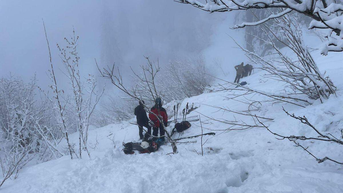 Einsatz am Almberg bei Grundlsee