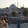 Blick von der Galata-Brücke in Istanbul 