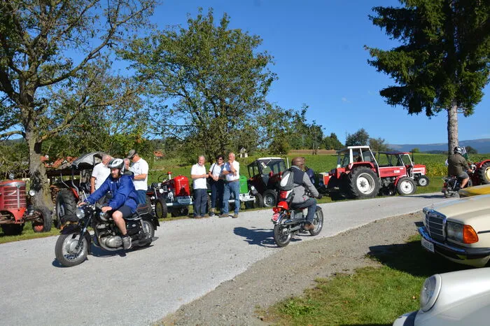 Neu war dieses Jahr eine Ausfahrt für Motorräder durch Vorau und Umgebung.