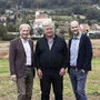 Setzen den Bikepark in Lebring um: Vizebürgermeister Johann Kießner-Haiden, Bürgermeister Franz Labugger und Tourismusobmann Andy Krasser