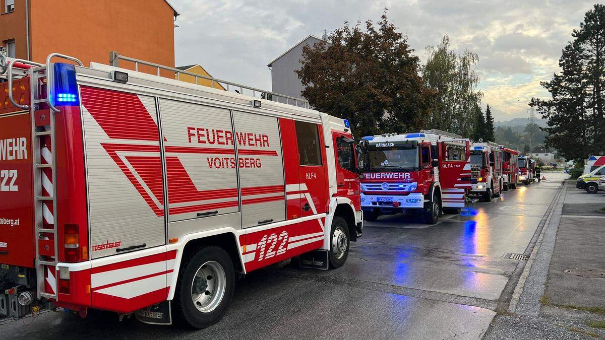 Symbolfoto: Die Feuerwehren Voitsberg und Köflach waren am 17. Oktober im Einsatz