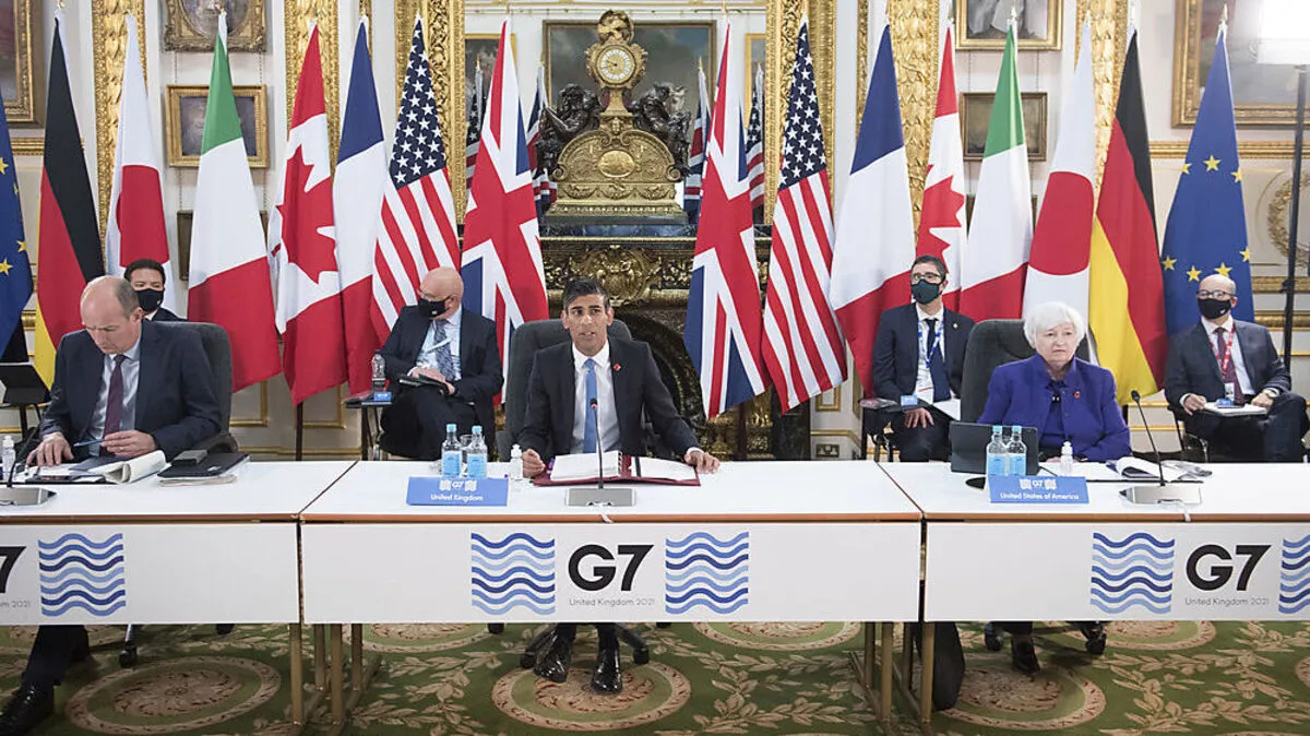 G7-Finanzminister tagen in London
