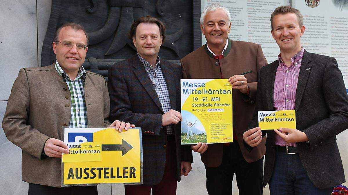 Laden zur Messe: Monai, Pirolt, Benedikt und Duller (von links) 