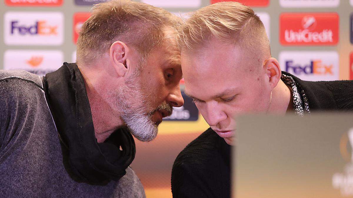 Thorsten Fink und Raphael Holzhauser spekulieren noch mit dem Aufstieg