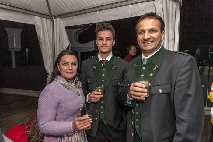 Edith, Lukas und Franz Perschler