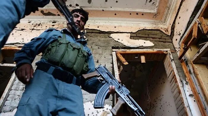 Afghanische Sicherheitskräfte im Kampf gegen den Terror