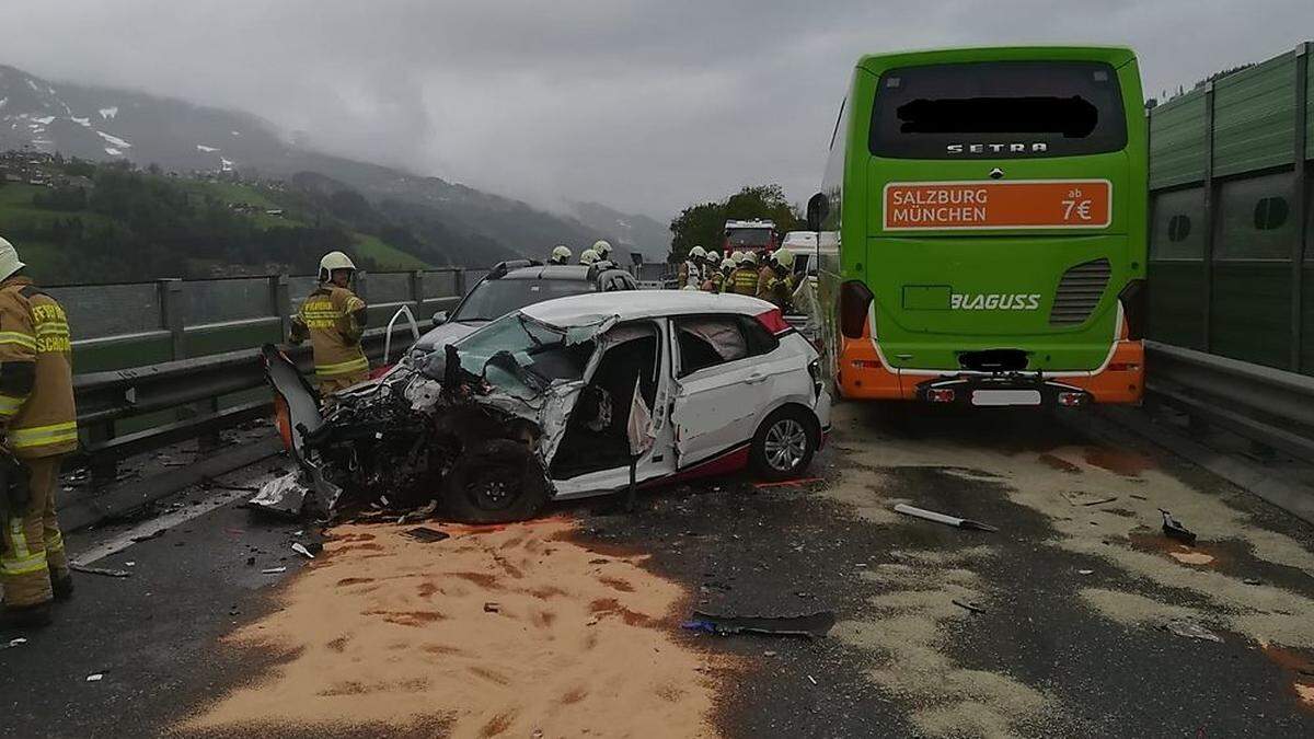 Unfall auf der B320