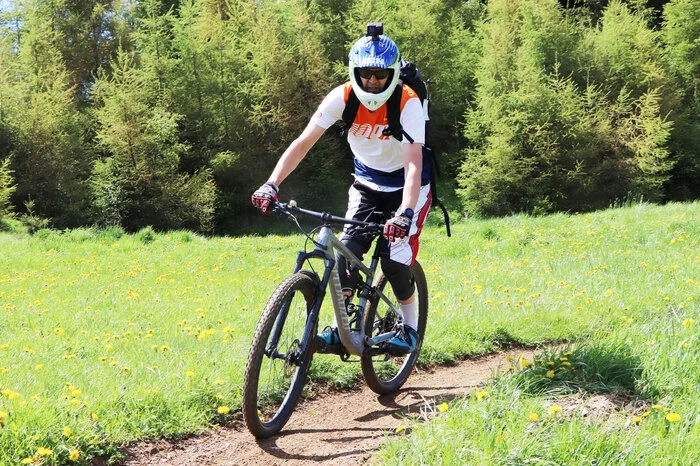 Am MTB-Trail war auch Gunter Brandsstätter, Geschäftsführer der Tourismusregion Mittelkärnten zu sehen.