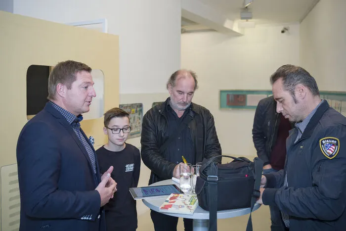 Bürgermeister Günther Albel stand der Presse Rede und Antwort
