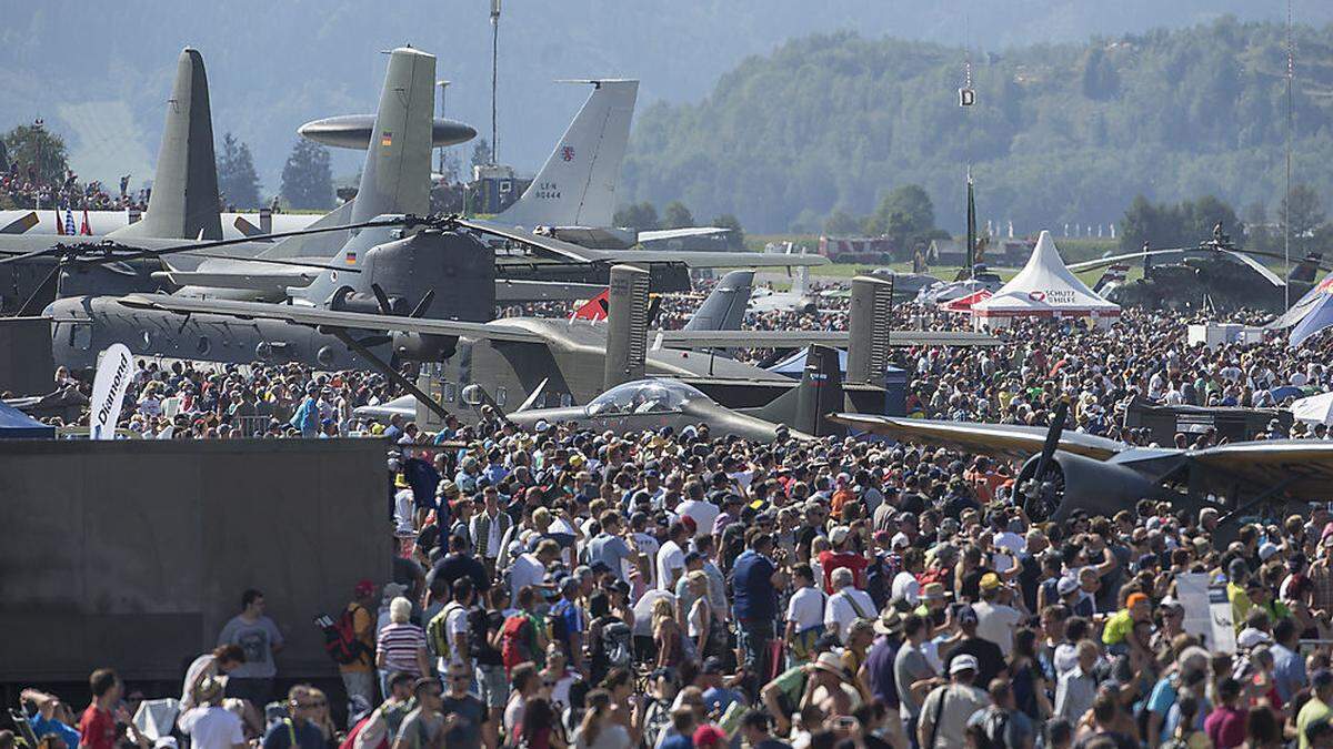 Hunderttausende Besucher werden - wie schon 2016 - zur Airpower in Zeltweg erwartet