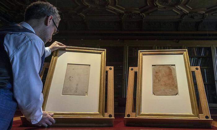 Unübersehbare Ähnlichkeiten: die beiden Leonardo-Porträts, die demnächst in London gezeigt werden