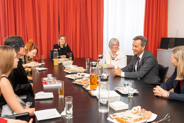 und einer Besprechung mit Bürgermeister Siegfried Nagl.