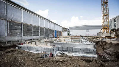 Die Klagenfurter Eishalle erhält einen neuen Zubau